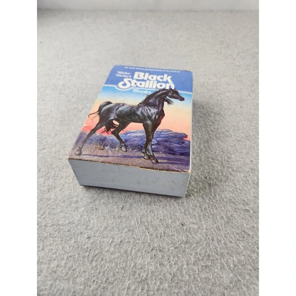 Black Stallion 4 Book Box Set Walter Farley PAPERBACKS Horse Returns Mystery Vtg